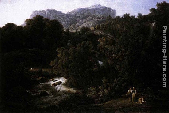 Mountain Scene painting - Joseph Anton Koch Mountain Scene art painting